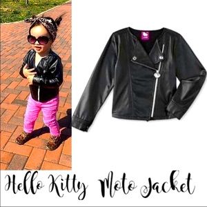 NWT HELLO KITTY MOTO JACKET